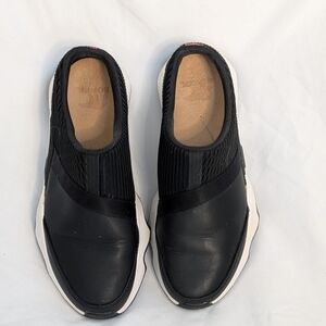 Sorel Black and White Men's Slip-On Loafers